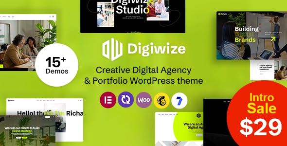 Digiwize - Digital Agency & Creative Portfolio WordPress Theme