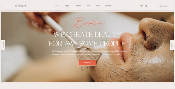 Beautium | Beauty Salon & Nails WordPress Theme