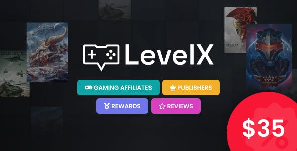 LevelX - Gaming Affiliate WordPress Theme