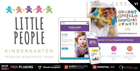 Little People | Kindergarten WordPress Theme for PreScool