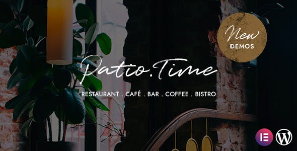 PatioTime - Restaurant WordPress Theme