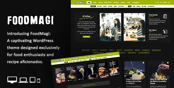 FoodMagi - Paywall & Bookmark Cooking Recipes WordPress Theme