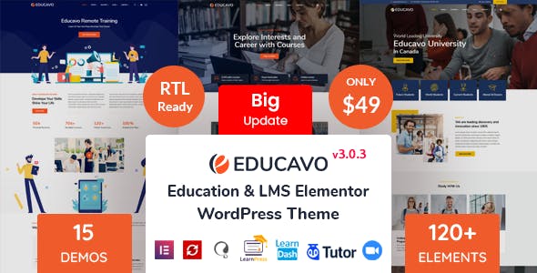 Educavo - Education WordPress Theme