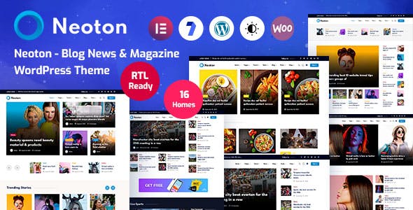 Neoton - News Magazine WordPress Theme