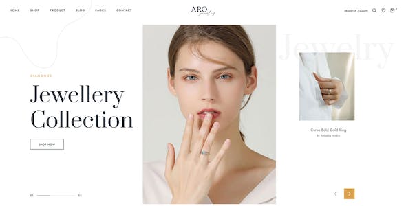 Aro - Jewelry Store WordPress Theme
