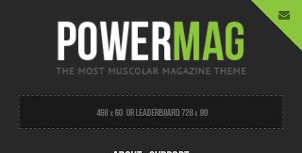 PowerMag: Bold Magazine and Reviews WordPress Theme