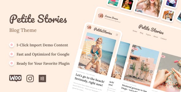 Petite Stories - Personal Blog Theme For Influencers